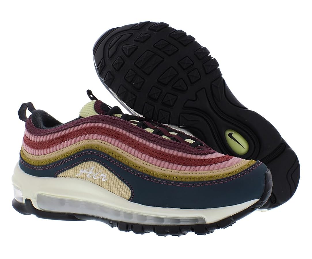 【NIKE】WMNS AIR MAX 97 Amazon.com | Air Max 97 WMNS - Deep Jungle, White, Bronzine